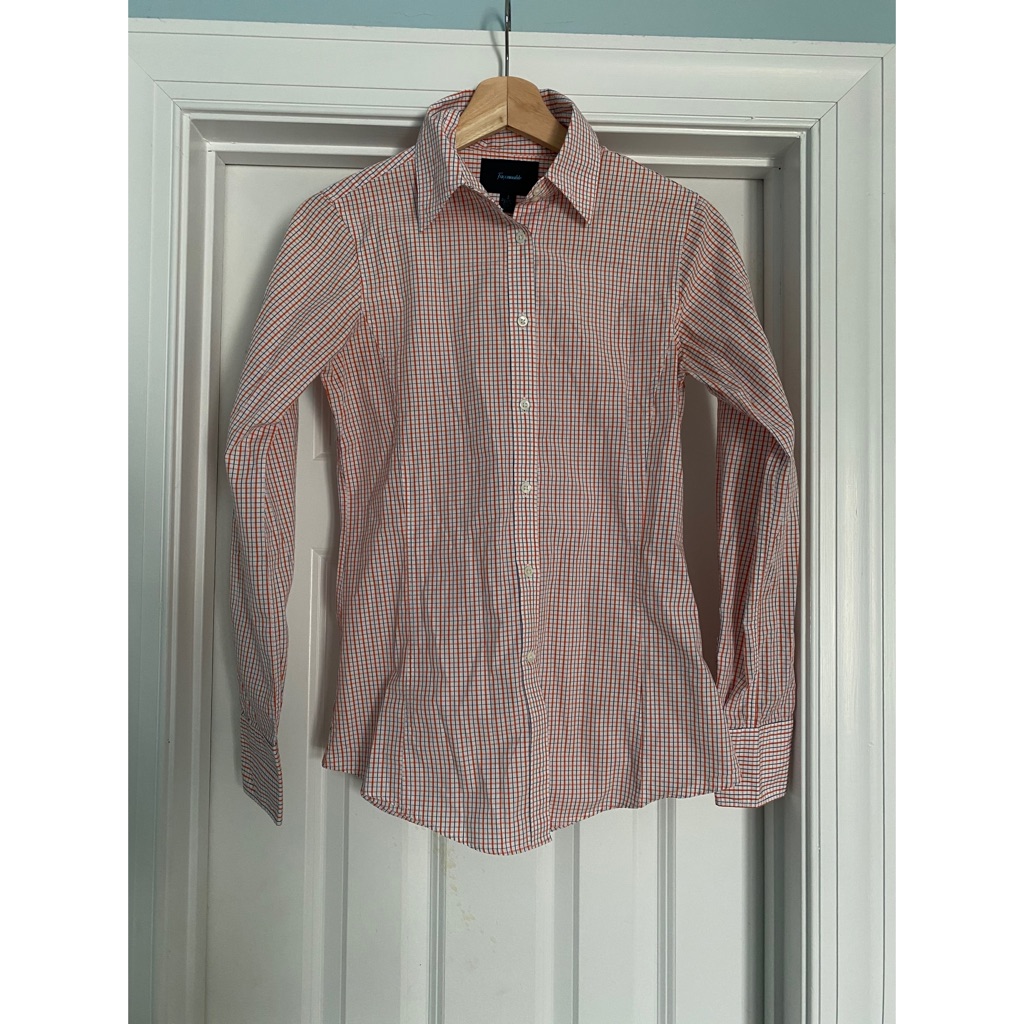 Faonnable Checkered Button Down